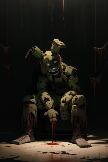 13556-3774506383-_lora_springtrap-10_1_ springtrap, sitting in dark room, rotting, extremely dark, no light, black background, investigator room,.png